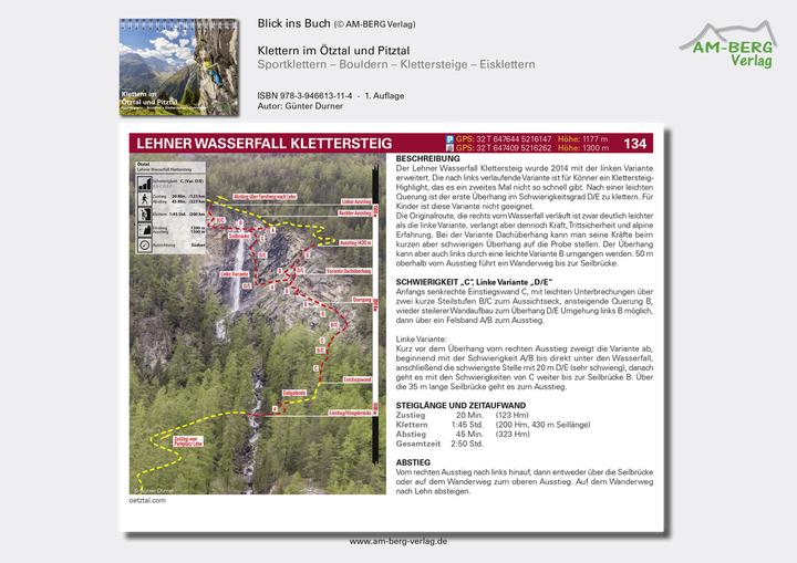 Immagine prodotto Klettern im Ötztal und Pitztal (Tedesco, Günter Durner, 2021)