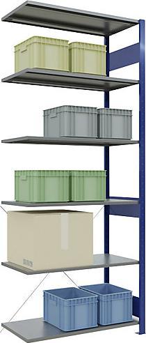 Actual product image eurokraft pro boltless shelving, single row