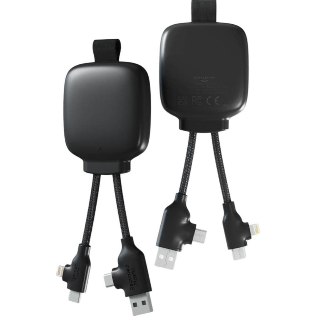 Xoopar 3000mAh (3000 mAh), Powerbank, Schwarz