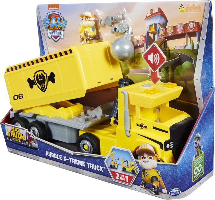 Actual product image Spin Master Paw Patrol Big Truck Pups Rubble's Mega Truck