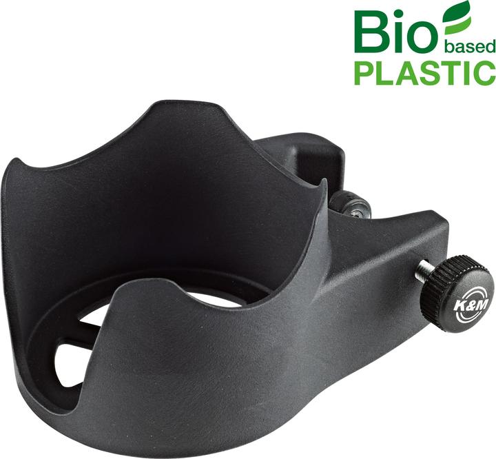 Actual product image K&M Biobased" cup holder for tube diameters from 11-30 mm- inner diameter 95