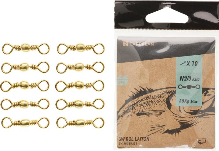 Immagine prodotto Caperlan Girella per la pesca in mare in ottone 10 pezzi