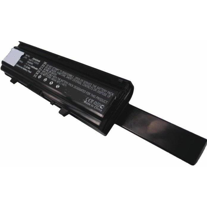 CoreParts Laptop Battery for Dell (1 Zellen, 6600 mAh), Notebook Akku, Schwarz