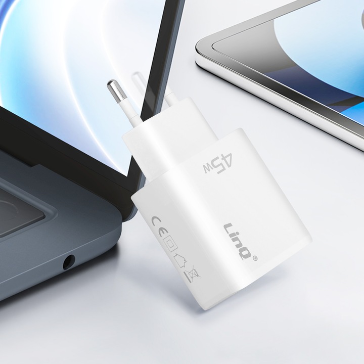 Immagine prodotto LinQ Alimentatore USB / USB-C (45 W)