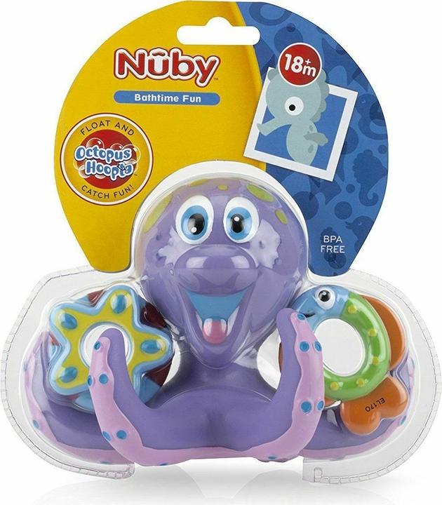 Actual product image Nuby Octopus with playing figures