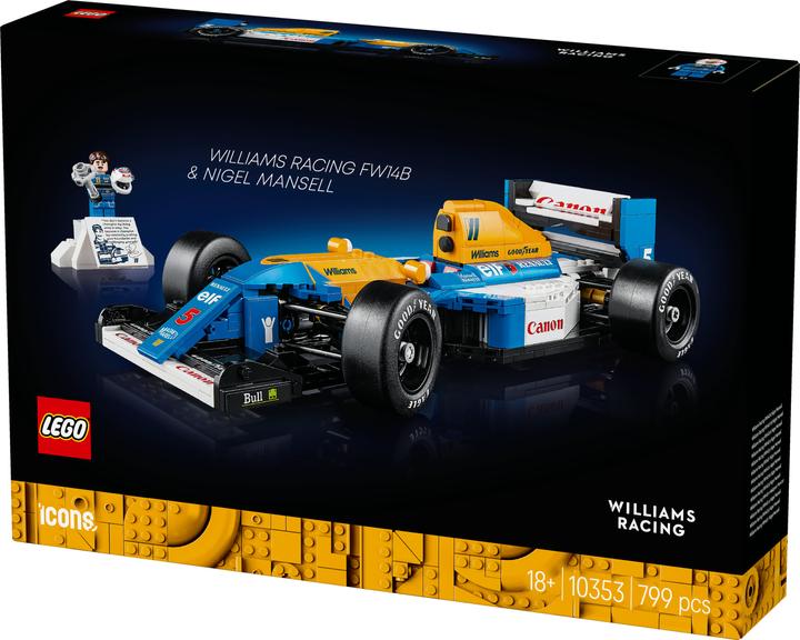 Actual product image LEGO Williams Racing FW14B mit Nigel Mansell (10353, LEGO Icons)