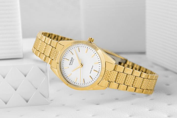 Produktbild Casio Damenuhr LTP-1274G-7ADF + BOX (Analoguhr, 37 mm)