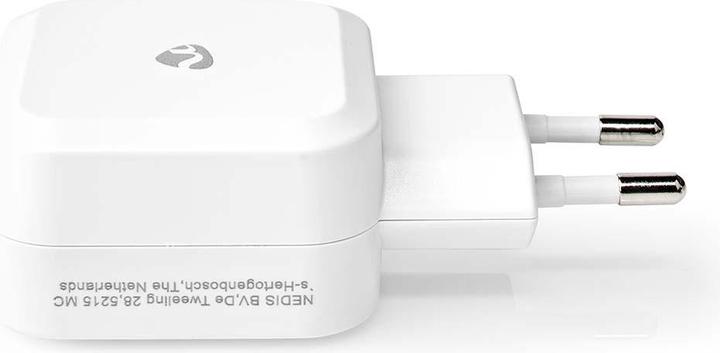 Produktbild Nedis Netzladegerät - 2X 2.4 A - Port Type: 2X USB-A - 24 W - Einzelspannungsausgang - PC - Weiss (24 W, 2 Ports)