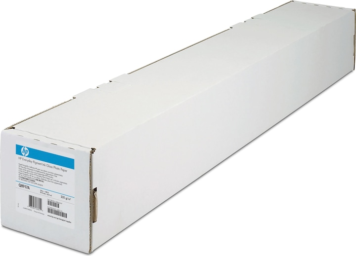 Produktbild HP Everyday Pigment Ink Gloss Photo Paper - Glänzendes Fotopapier mit Pigmenttinte - 235 Mikron - Ro (235 g/m², 106.5 x 3050 cm, 1 x)