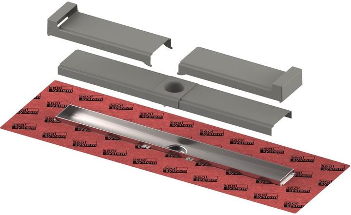 TECE TECEdrainline-evo canale doccia, corpo canale diritto in acciaio inox (800 mm)