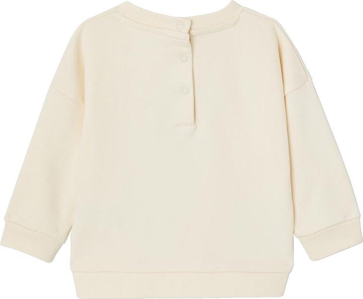 Actual product image Vertbaudet Baby Sweatshirt mit Druckknopfverschluss hinten Basic Oeko-Tex (92)