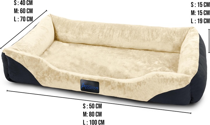 Actual product image Aspero Dog Bed Hanko (Dog)