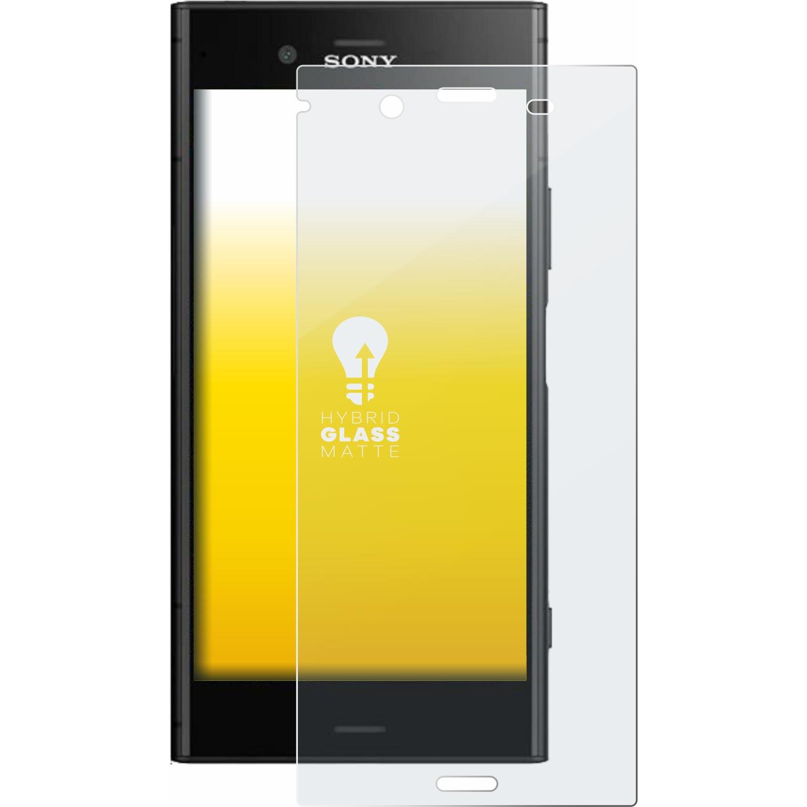 Thumbnail - upscreen Reflection Shield Panzerglasfolie Matt (1 Stück, Sony Xperia XZ1), Smartphone Schutzfolie, Grau