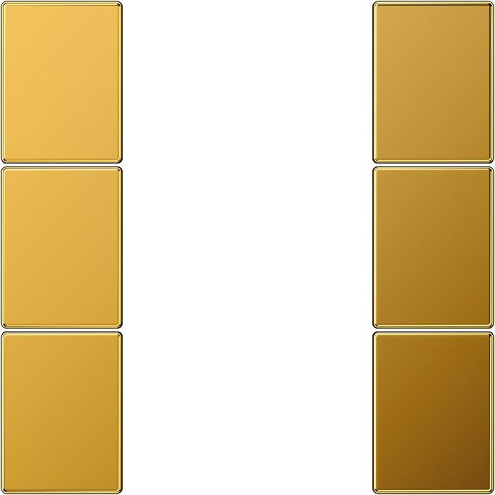JUNG Taste 3t Schalter LS go mt f.Bussystem LS503TSAGGO, Taster + Schalter, Gold