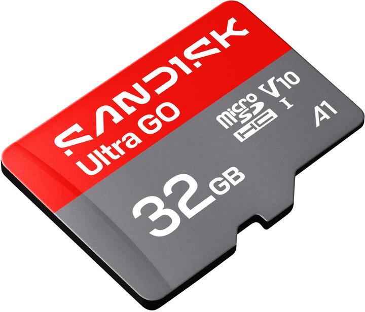 Produktbild SANDISK Ultra MicroSD UHS-I 32GB 120MB/s R (32 GB, microSDHC, U1, UHS-I)