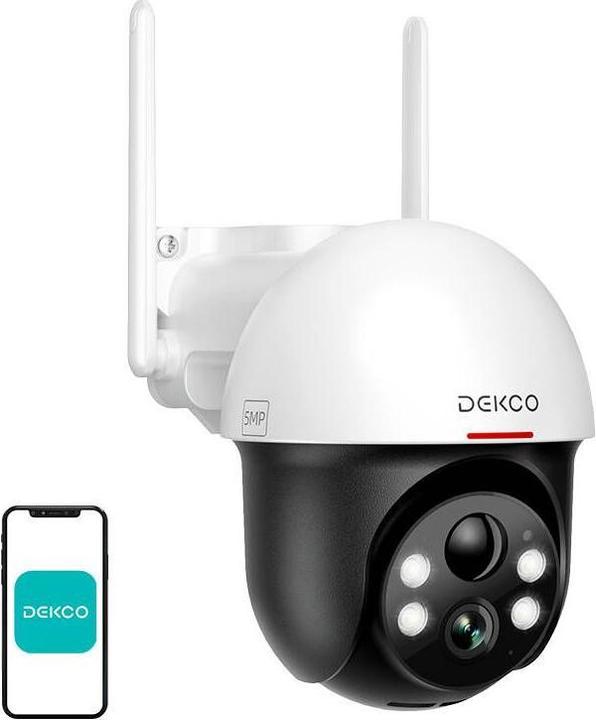 Dekco IP Outdoor camera with solar panel DC9L (2560 x 1920 pixels)