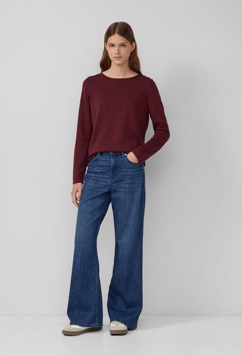 Produktbild s.Oliver Strickpullover Weicher Feinstrickpullover mit Rollkanten (44)