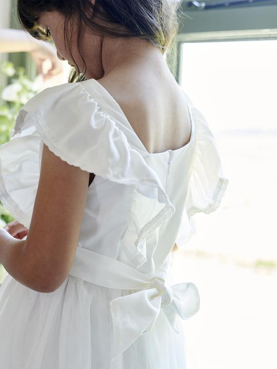Actual product image Vertbaudet Festliches Mädchen Volantkleid, Musselin & Tüll (86)