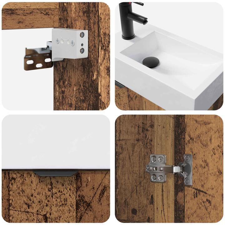 Produktbild vidaXL Badezimmerschrank (45.50 x 22.50 x 84 cm)