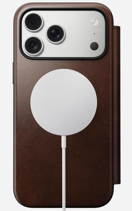 Immagine prodotto Nomad Modern Leather Folio - Lederhülle für iPhone Max, Horween-Leder (Apple iPhone 17 Pro Max)