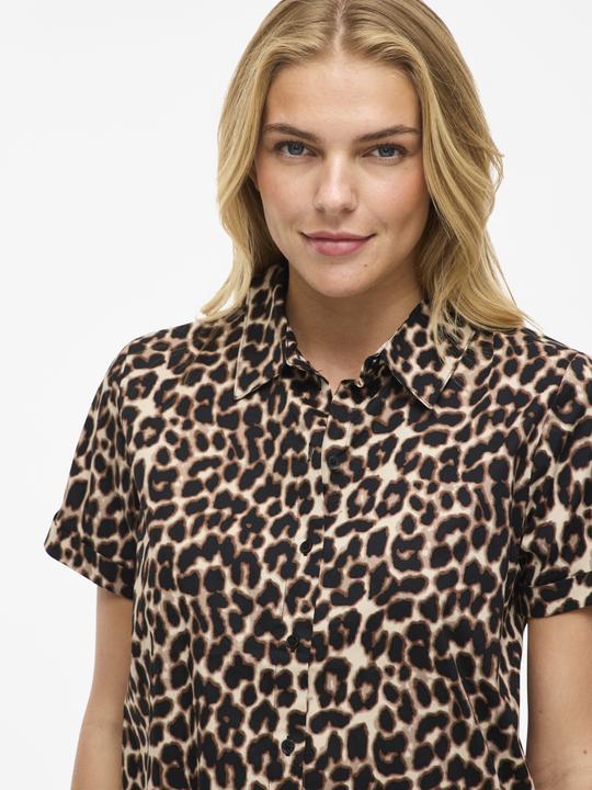 Actual product image Vila Leoprint Kurzarmhemd (34)