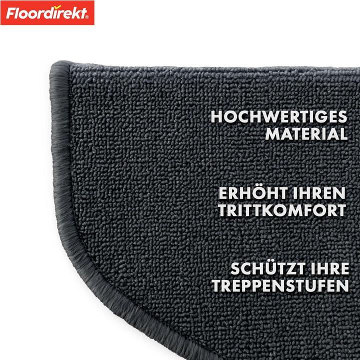 Produktbild Karat Stufenmatte London 15er-Set Halbrund (65 x 23.50 cm)