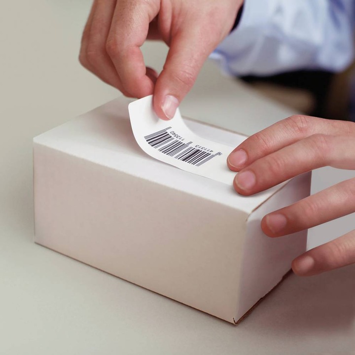 Actual product image Dymo S0722470 Folder labels narrow