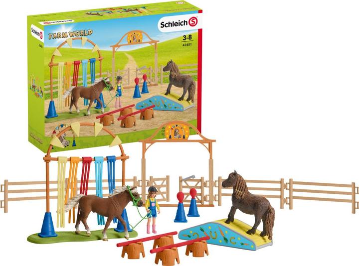 Image du produit Schleich Formation à l'agilité des poneys