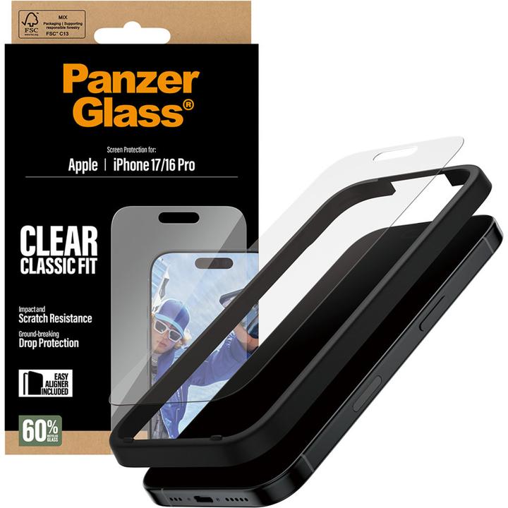 Produktbild PanzerGlass Classic Fit (1 Stück, Apple iPhone 17)