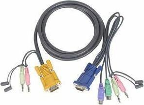 Iogear 10 ft. PS/2 KVM Cable for