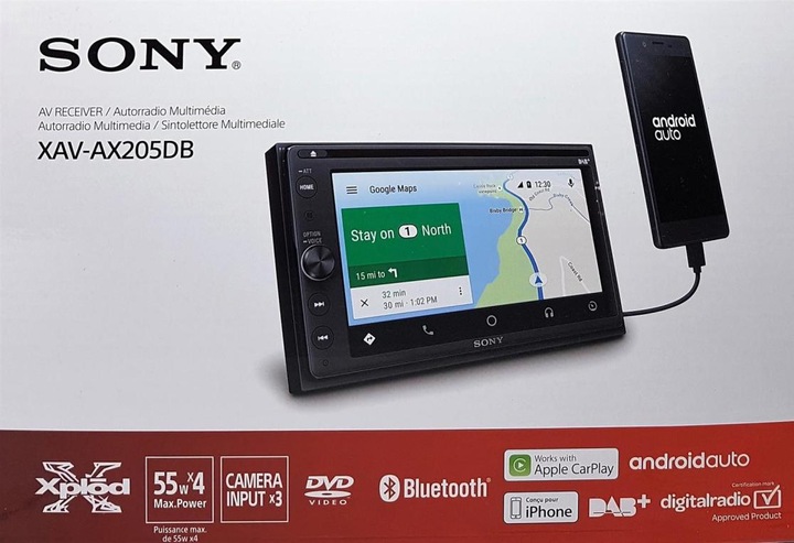 Produktbild Sony Xav-Ax205db (Android Auto, Apple Carplay)
