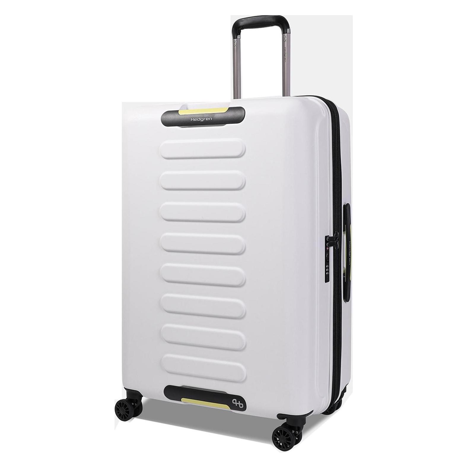 Hedgren, Koffer, Comby Grip 4 Rollen Trolley L 74 Cm Mit Dehnfalte, Grau, (101 l)