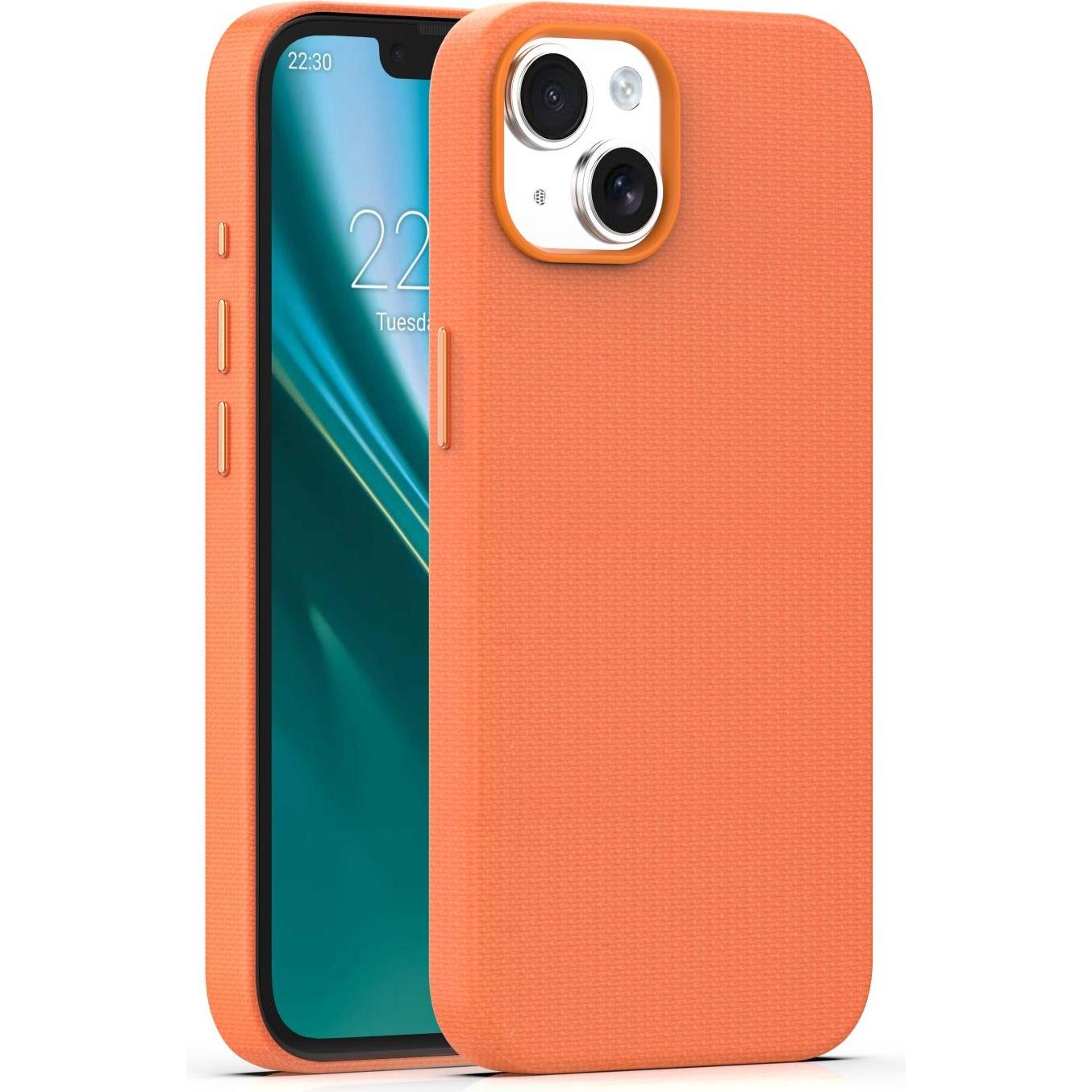 Etteri Elegant Mag case for iPhone 13 6,1" orange (Apple iPhone 13), Cover smartphone, Arancia
