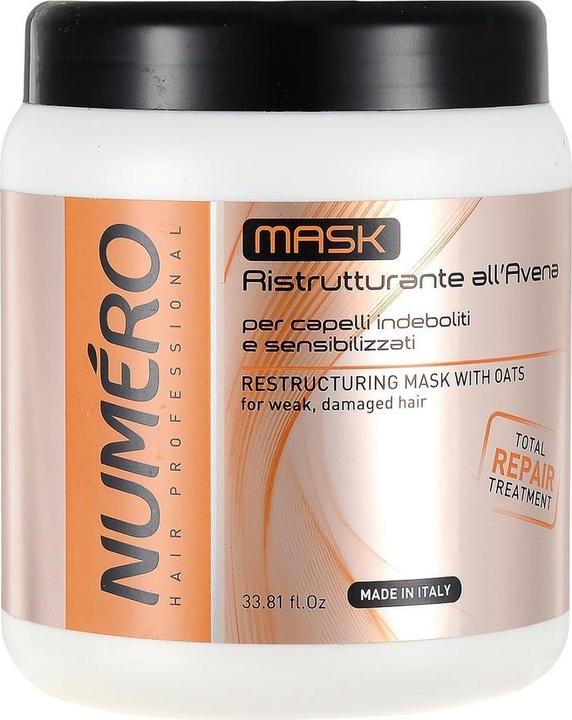 Produktbild Numero NUMERO Restructuring Mask With Oats restrukturyzująca maska z owsem 1000ml (1000 ml)