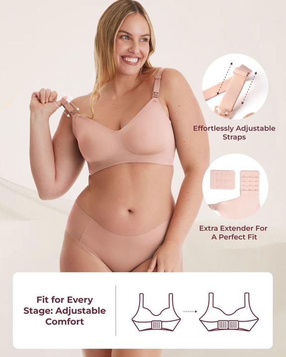 Actual product image Momcozy Nursing Bra YN21 (XL) (XL)