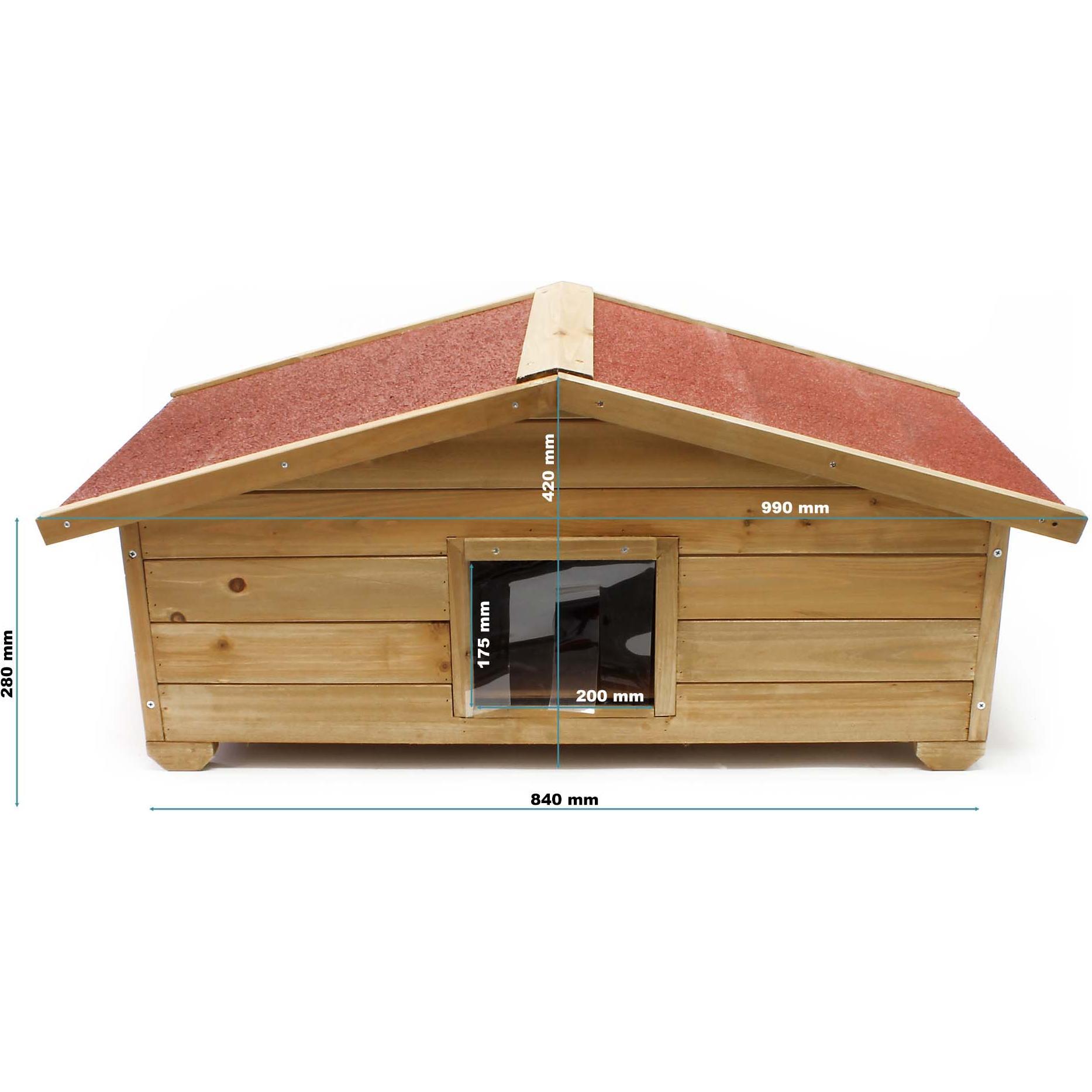 Thumbnail - Wiltec Katzenhaus (Katze), Hundebett + Katzenbett