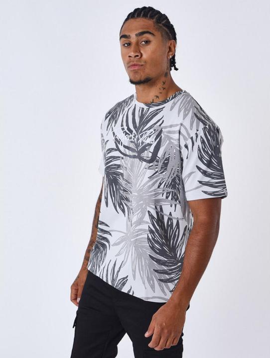 Image du produit Project X Paris t-hirt motif all over feuille de palmier project x pari (S)