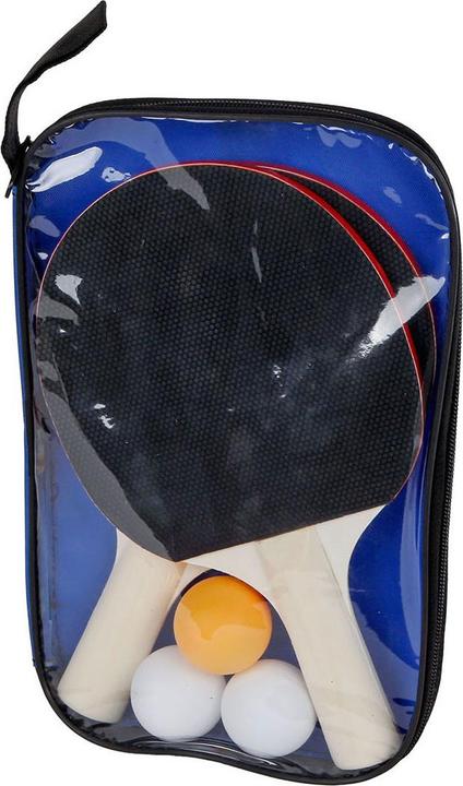 Actual product image Table tennis set 2 bats and 3 balls in a bag, 6 pieces.