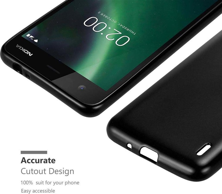 Produktbild Cadorabo TPU Matt Metallic Cover (Nokia 2)