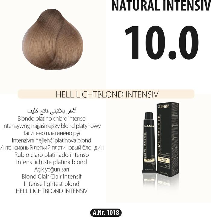 Produktbild FemMas (10.0) Haarfarbe Hell Lichtblond Intensive 100ml (10.0 Hell Lichtblond Intensive)