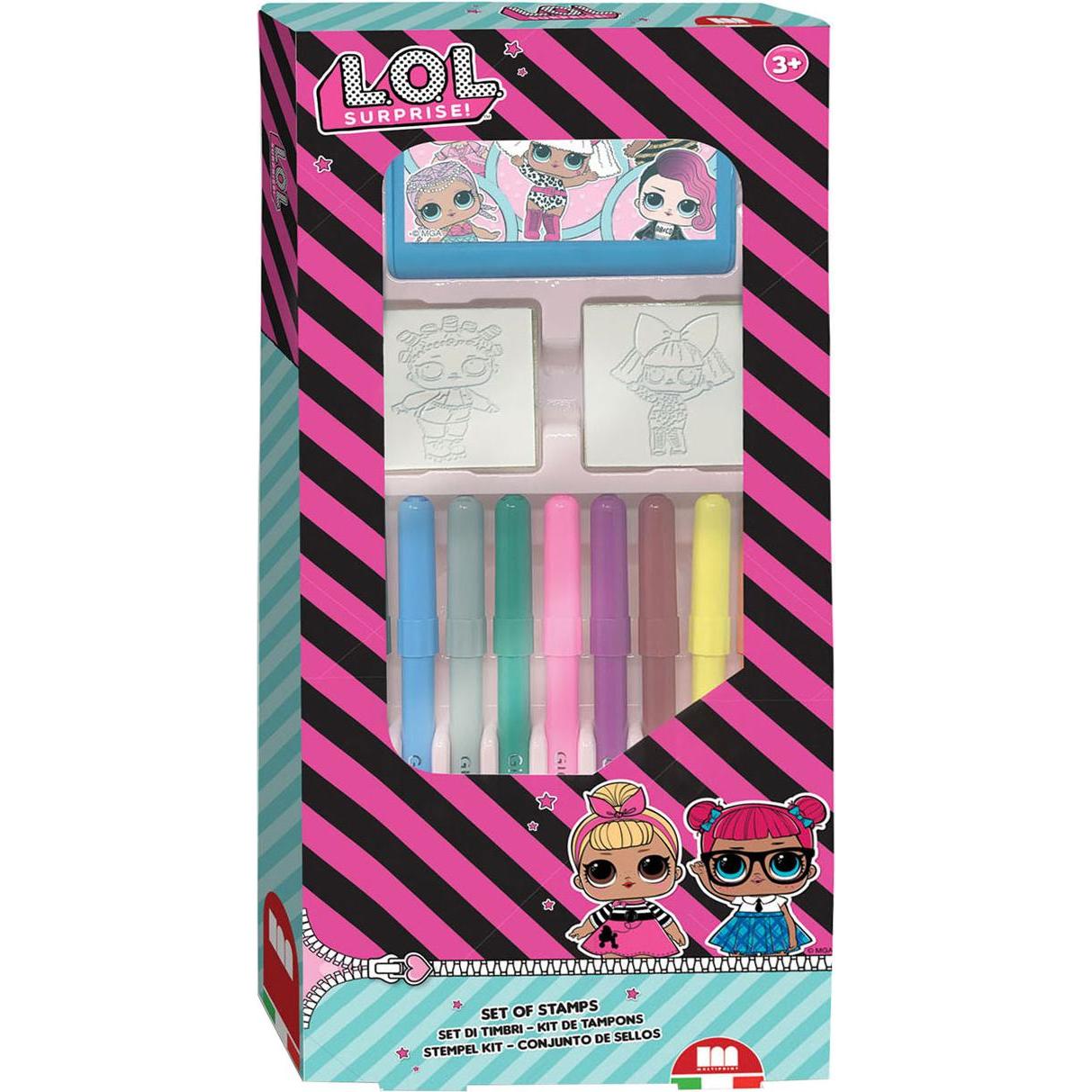 L.O.L. Surprise!, Stempel, Kleurset Met Stempels 12dlg.
