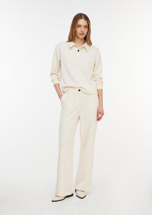 Produktbild Comma Sweatshirt Softes Sweatshirt mit Polokragen (40)