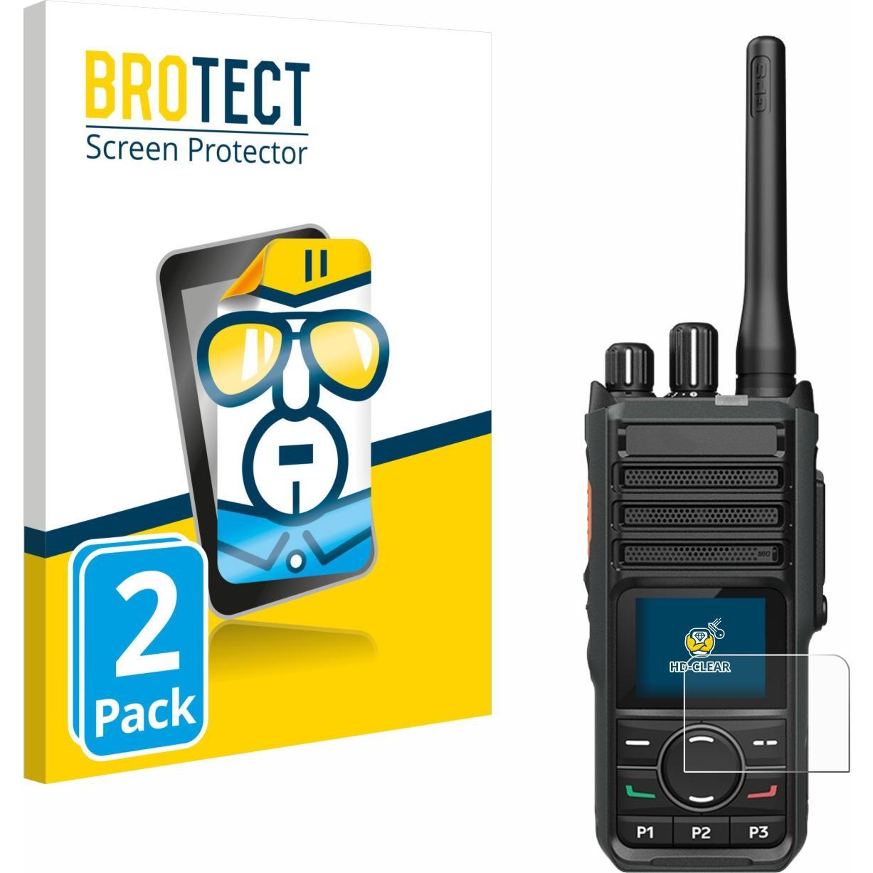 BROTECT Pellicola Trasparente, Accessori per walkie-talkie