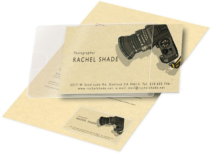 Actual product image Business card pockets 60x95mm (60 x 95 mm)