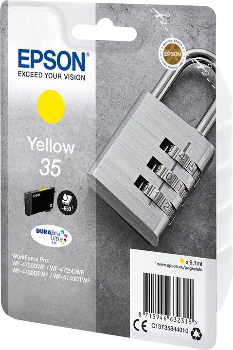 Immagine prodotto Epson Confezione Singola Giallo 35 (Y)