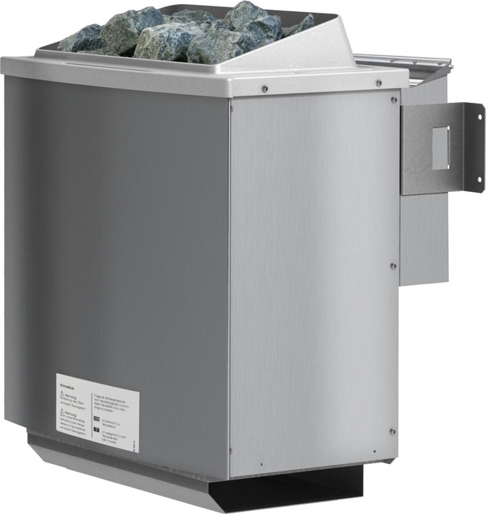 Actual product image Karibu Sauna Sodin front entry, wreath (4.5 KW Bio external control)
