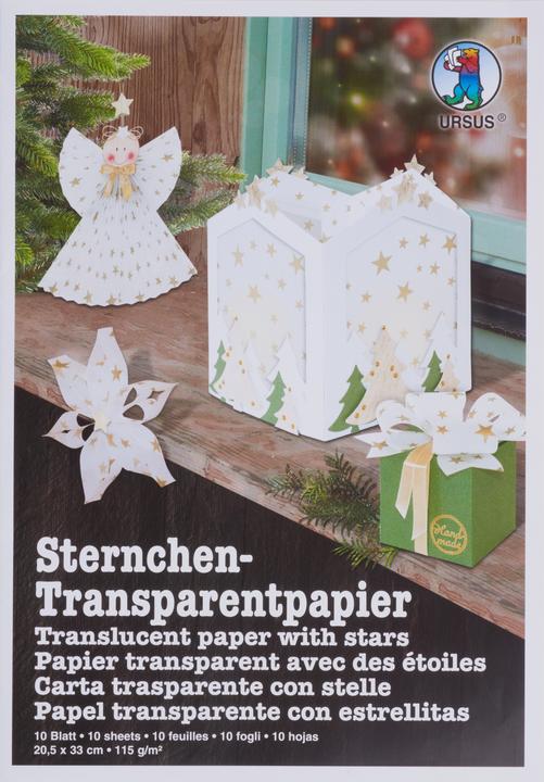 Produktbild Ursus Transparentpapier Sternchen