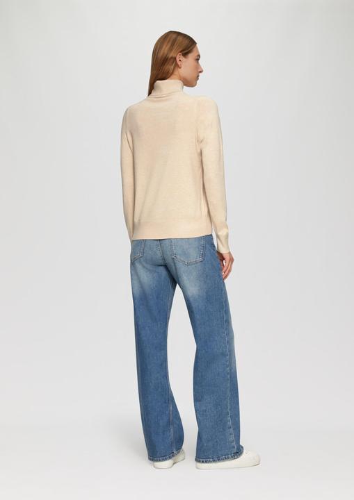Image du produit S.Oliver Strickpullover Feinstrickpullover mit Rollkragen (46)