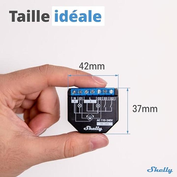 Produktbild Shelly WLAN-Schaltaktor Plus 2PM WiFi-Switch, 4 Stück (Schaltaktor)