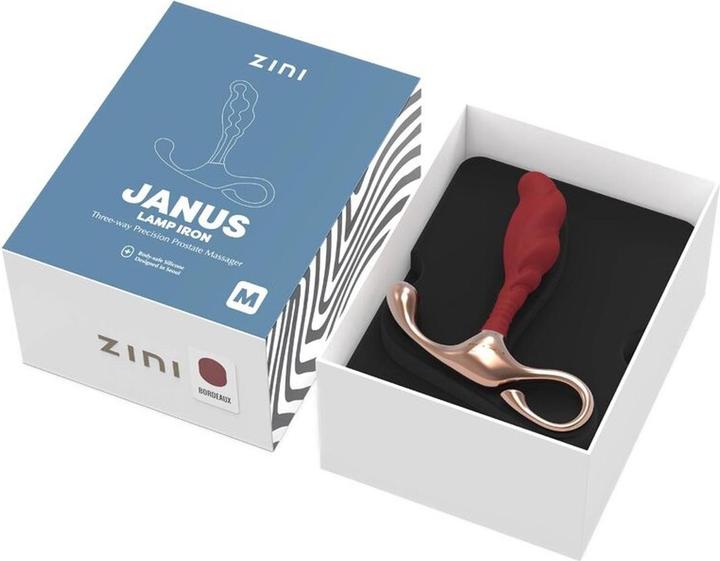 Actual product image Zini Janus Lamp Iron, Three Way Precision Prostate Massager (Medium)